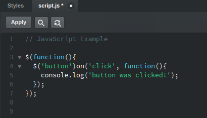 JavaScript Editor